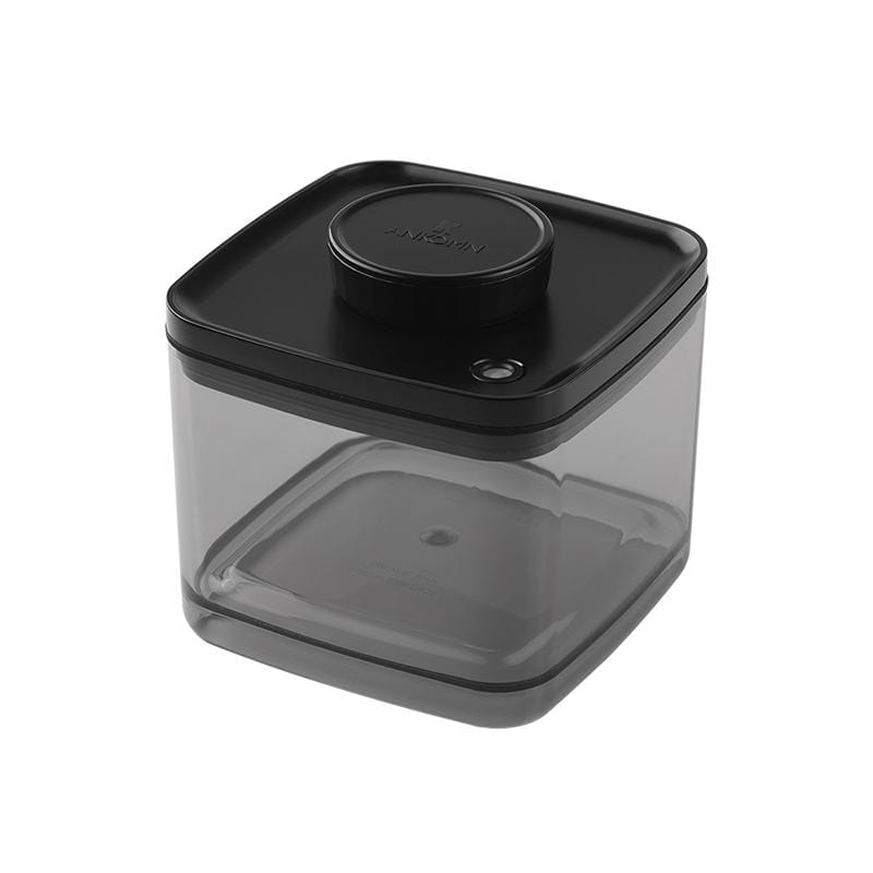 Turn-n-Seal 真空保鮮盒1.5L+2.4L 半透明黑  & 2 in 1聰明定量匙