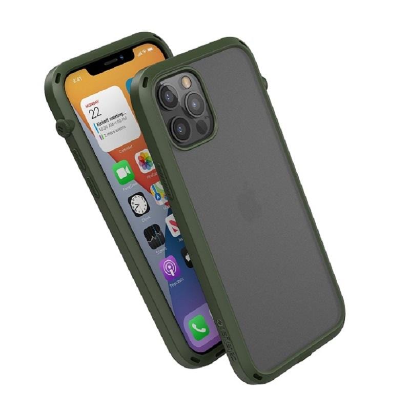 防摔耐衝擊保護殼 - 軍綠 iPhone12 系列