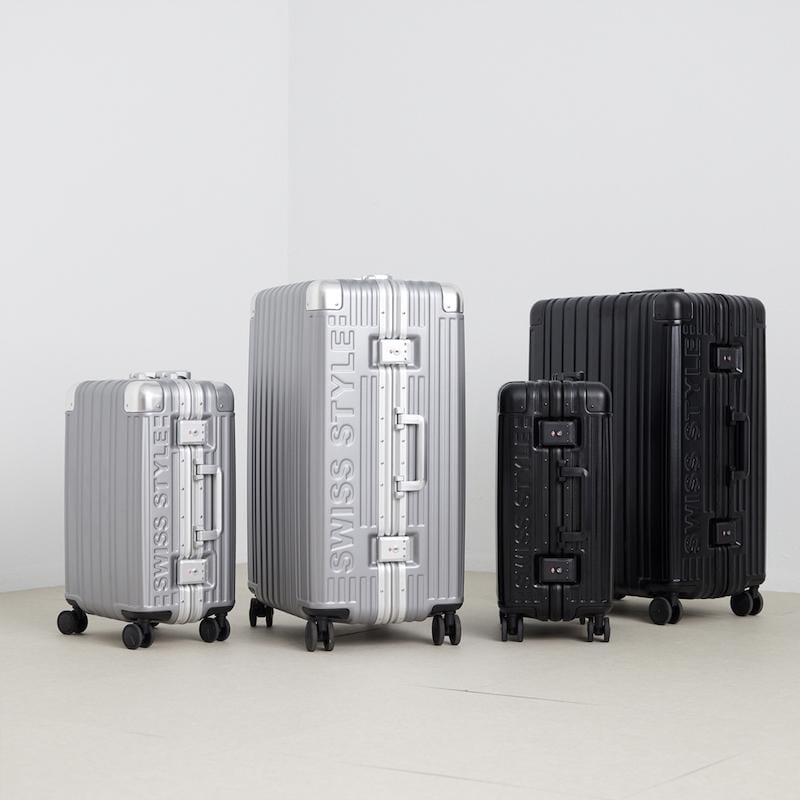 【暢銷鋁框款，輕奢時尚，不斷補貨～】29吋Voyager 輕奢鋁框行李箱 日本Hinomoto頂規靜音飛機輪 100%PC 頂級耐衝擊抗刮材質 (兩色任選) | Swiss Style | citiesocial | 找好東西