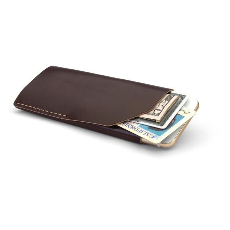 iPhone 6/ 6s Wallet 手機皮夾 - 暗紅色