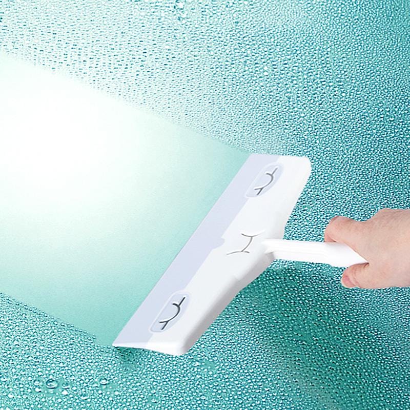 TERAMOTO日本EF多角度彈力刮水板+tidy便利隨手夾+玻璃鏡面專用抹布
