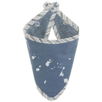 三角領巾 - 藍色冰河