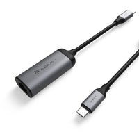 CASA e1 USB Type-C 公 對 Gigabit 高速乙太網路 轉接器 灰