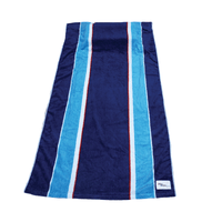 多功能海灘枕毯-條紋藍