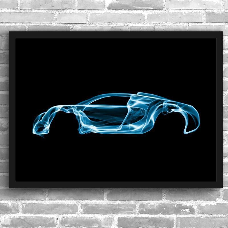 12”x 16” 煙霧式名車海報 - Bugatti Veyron