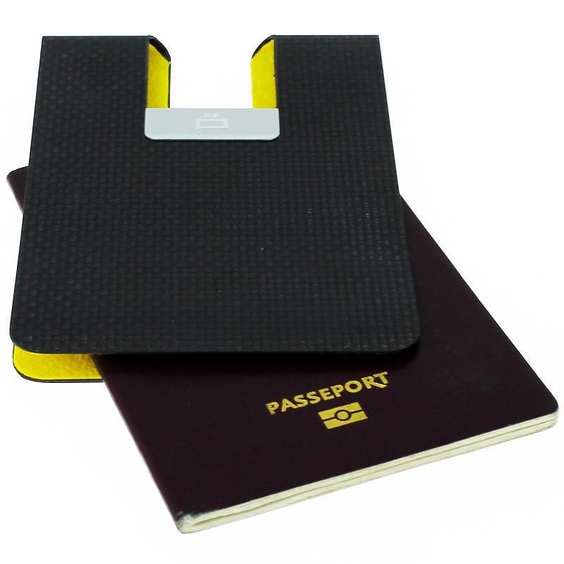 Carbon Passport Clip RFID安全防盜碳纖維護照夾