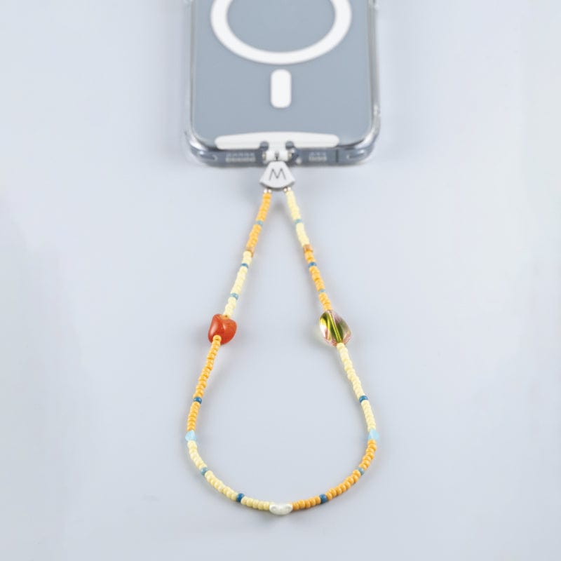M.Beads手機掛鏈-雛菊黃