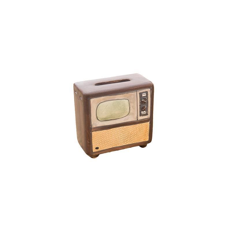 袖珍貯金箱 - 懷舊電視機