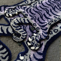 老虎地毯 淡紫色 (S)