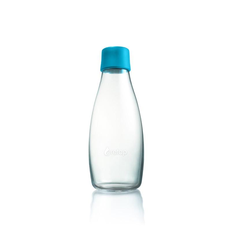 極輕、無毒、耐熱隨身玻璃水瓶(500ml) - 天空藍Light blue