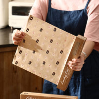印花風耐高溫防油防黏烘焙紙/料理紙(8M)-3入組-多色可選