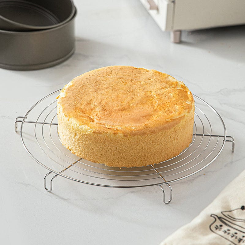 304不鏽鋼麵包蛋糕散熱架/冷卻架(直徑30cm)