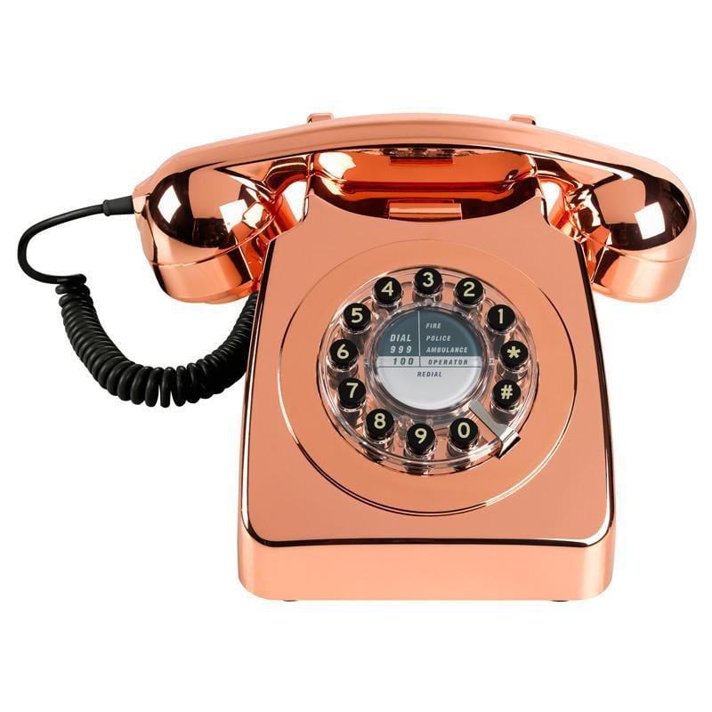 60年代復古電話746 - 亮金銅