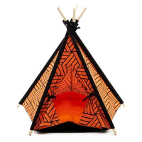 毛寶貝的新窩：迷你印地安帳篷Medium Teepee Tent - 橘(中)
