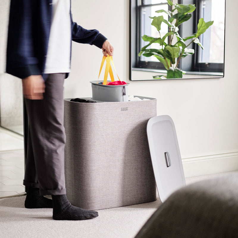 三格分類洗衣籃