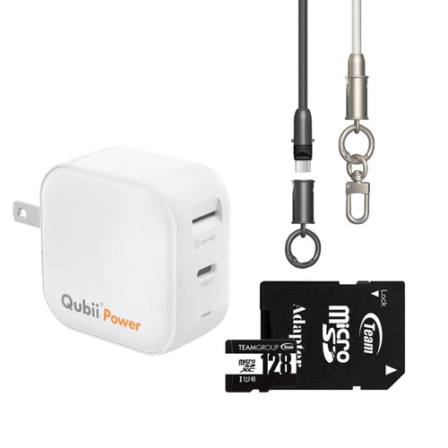 Qubii Power 超能備份 128GB Type-C to Type-C全配組