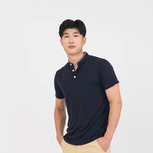 奇異涼感POLO(男立領)