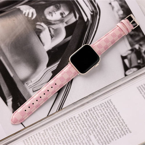 【Steve Madden】Apple watch 品牌格紋蘋果錶帶