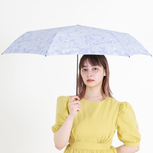 50公分輕量傘(水彩小花藍)-NO.1634-1