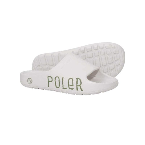 Freewaters® X POLeR®  - 全新舒適系列 Cloud9 Slide 聯名款防水氣墊涼鞋 / 男鞋 / POLER  象牙白