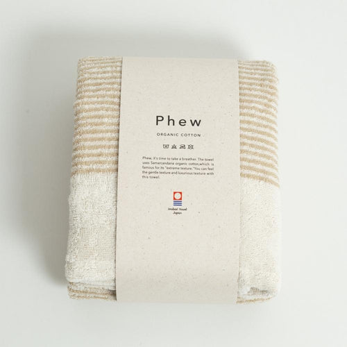 日本今治認證phew撒馬爾罕有機棉浴巾 單入
