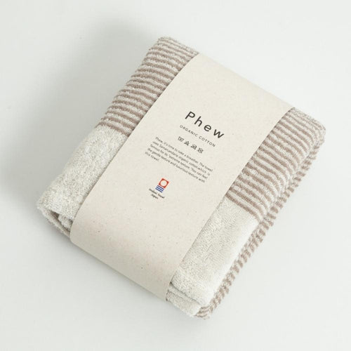 日本今治認證phew撒馬爾罕有機棉毛巾 單入