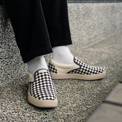 XpreSole® 咖啡防水休閒鞋 2.0 - 經典棋盤