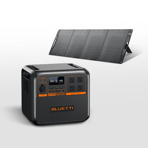 【限時贈手拉推車】1800W 電吉拉行動電站+200W太陽能板