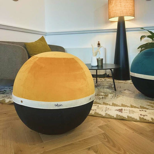 絨面美型正姿防滑瑜珈球椅 - 常規版