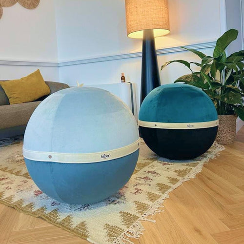 絨面美型正姿防滑瑜珈球椅 - 加大版