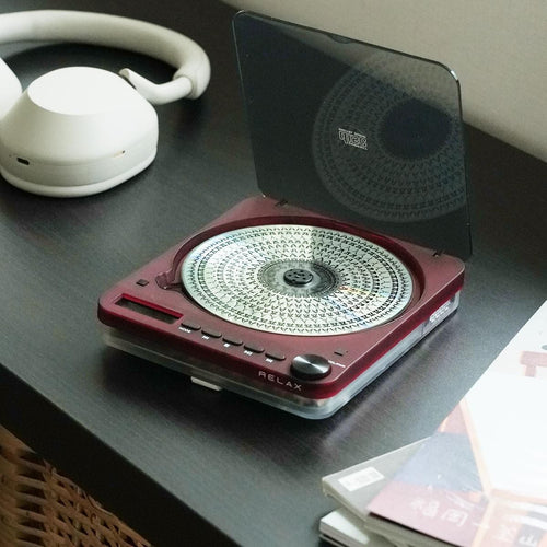 透明復古無線 CD 播放器 - 二入組