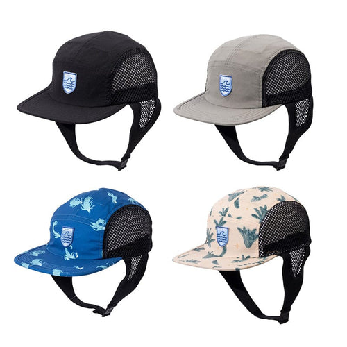 日本限定 -風格戶外兩用衝浪帽/ 五片帽附扣帶-水陸兩用 (共4色)