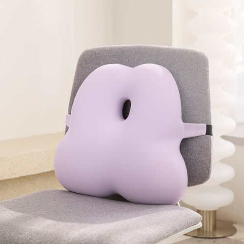 雲朵花花腰靠枕 舒適支撐 貼合腰椎自然曲線