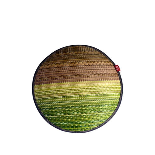 【日式美學】丹寧藺草坐墊JOY薄版紅藍光譜