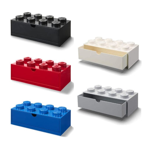 LEGO樂高八凸桌上型抽屜收納箱 (多色可選)