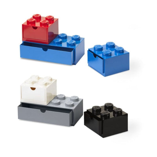 LEGO樂高桌上型抽屜三入收納箱組 (多款可選)