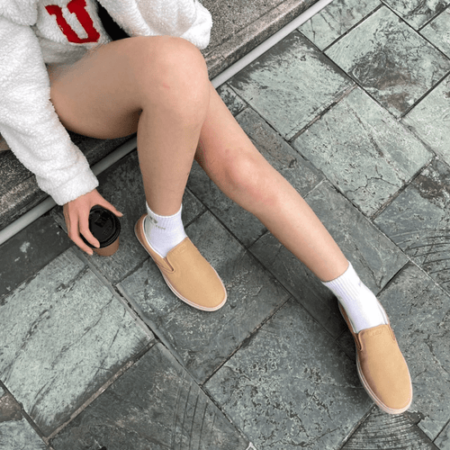 XpreSole CODY 咖啡防水休閒鞋-森永糖