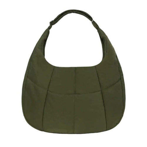 Puffer Carryall - 尼龍軍綠