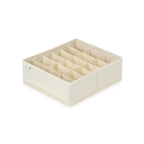 Fits 布質分格收納盒(18格)-面寬30cm-3入