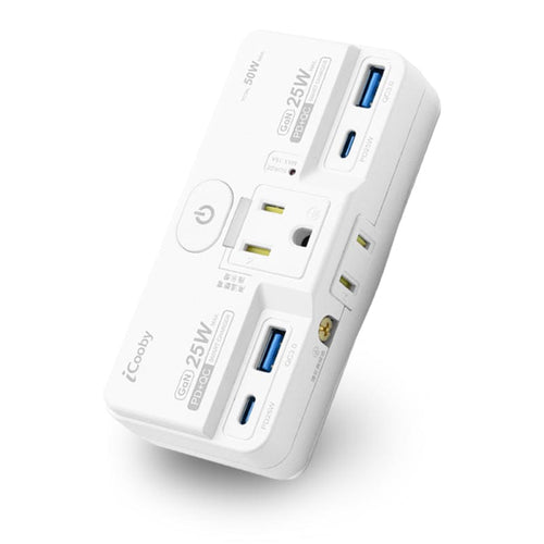 NW2 一開二插 25W/PD+QC雙快充壁插 電源轉接頭