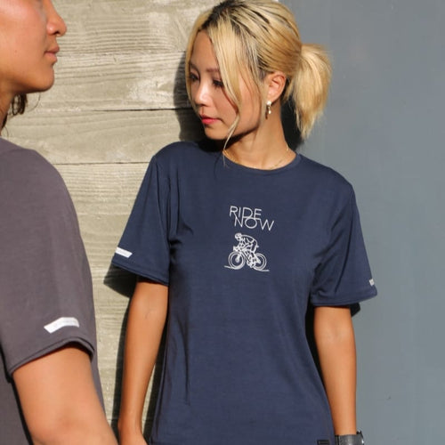 主題系列 Tencel 天絲棉涼感短袖T恤 - RIDENOW 騎行