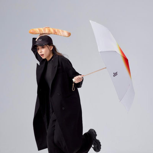 《Brunch》美膚自動晴雨傘-早午餐派對