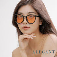 個性時尚TR90寶麗來偏光墨鏡│UV400圓框太陽眼鏡