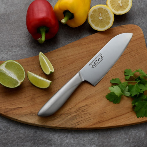 永切れ王鉬釩鋼一體成形三德刀(刃長16.5cm)