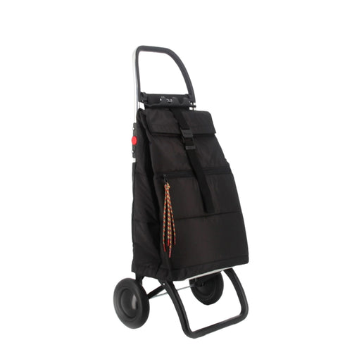 摺疊兩輪時尚購物車 (黑)