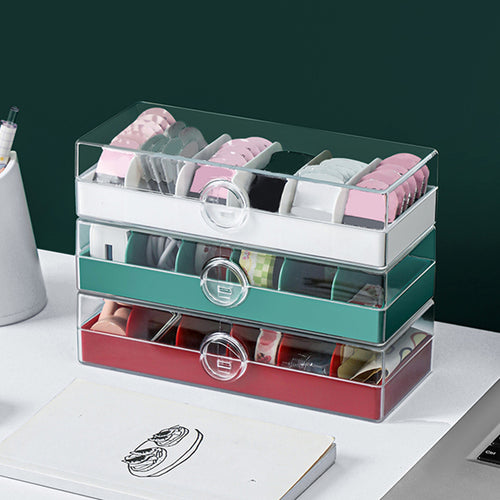 隱形眼鏡分隔收納盒/美瞳盒(附蓋)-多色可選