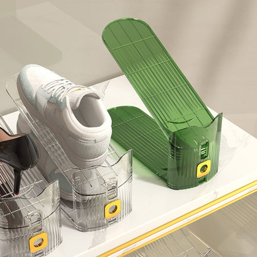 高度可調節雙層鞋架-3入-多色可選