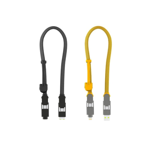 inCharge XL | 六合一100W PD極速快充傳輸線(30cm) - 2入