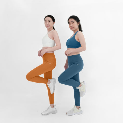 FITNESS 修身口袋機能褲 + 贈送品牌購物袋