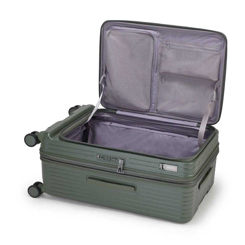 【美品】SWISS STYLE DUO Mサイズ DUO雙開系列29吋-上掀前開/對開日本煞車行李箱(多色可選) | Swiss